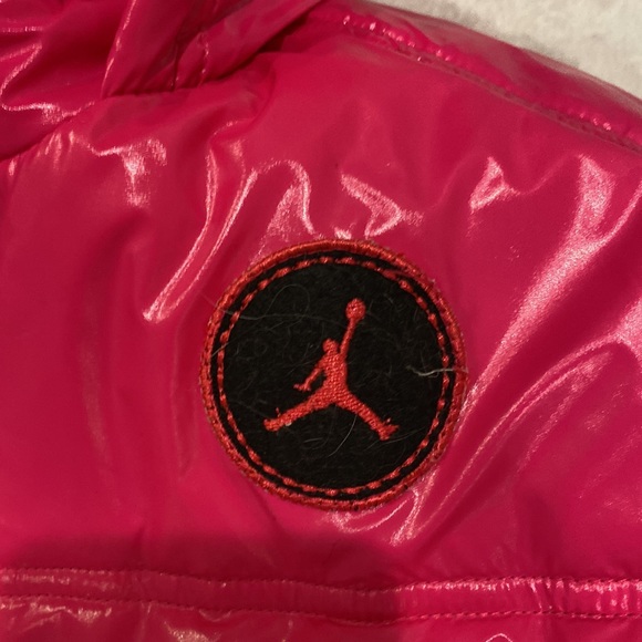 Hot pink puffy jacket! - Picture 3 of 8